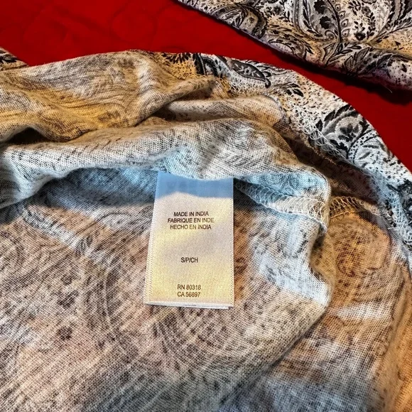Paisley pattern Lucky Brand Top - Picture 6 of 8